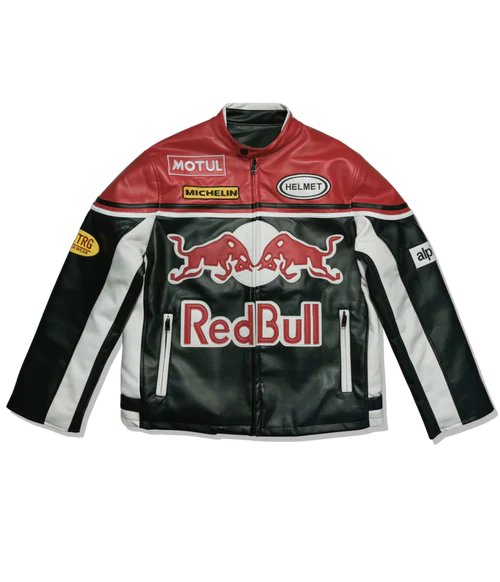 Racing Leather Jacket V1 - רדבול