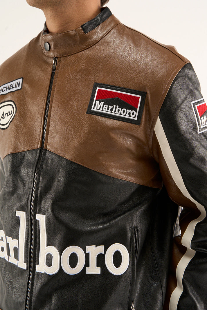 Racing Leather Jacket V2 - מלברו