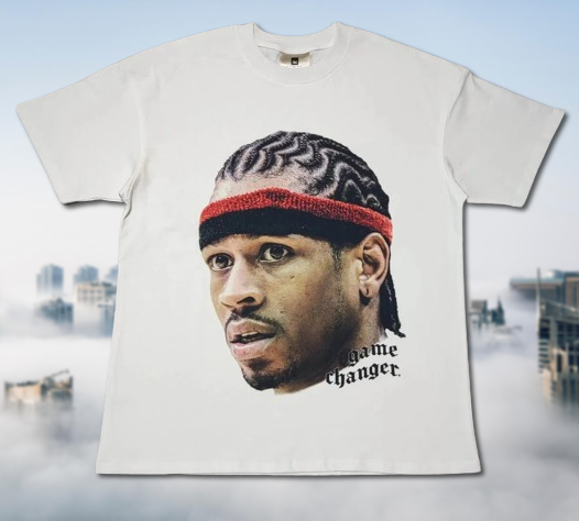 Tshirt - BIG FACE allen iverson