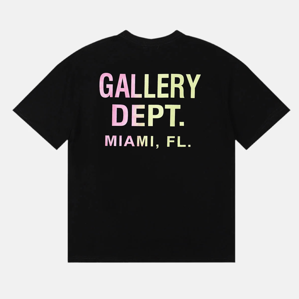 Gallery Dept | חולצת קצרה שחורה צבעונית