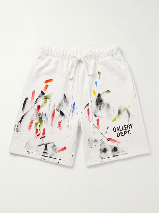 GALLERY DEPT | מכנס קצר לבן צבעוני