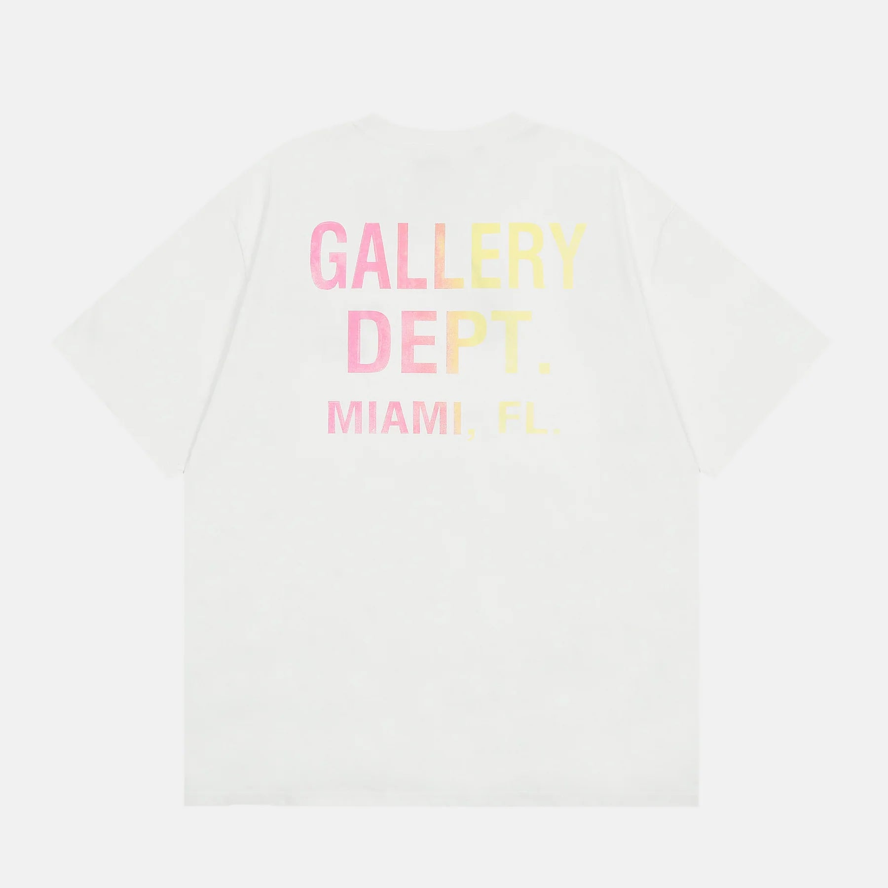 Gallery Dept | חולצת קצרה לבנה צבעונית