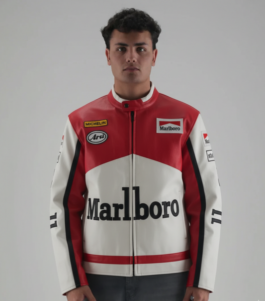 Racing Leather Jacket V1 - מלברו